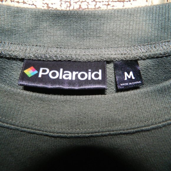 Polaroid Women’s Cropped Crew Neck Sweatshirt Size M (P-24) - Picture 2 of 4